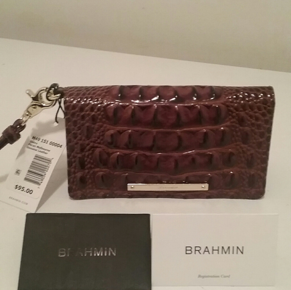 Brahmin Debra Wristlet